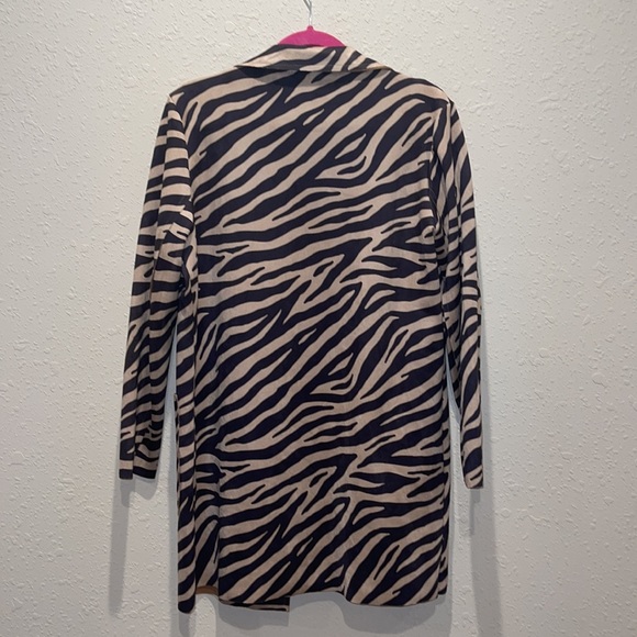 The Porter Collective Animal Print Long Jacket Size Medium - Picture 5 of 10
